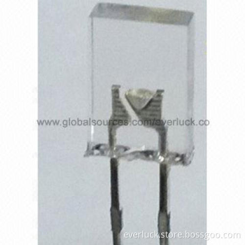 Rectangle water clear lens LED components